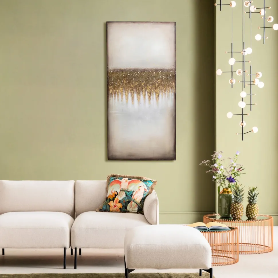 Acrylbild Abstract Fields 100x200cm