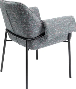 Armlehnstuhl Bess Grau Flitter