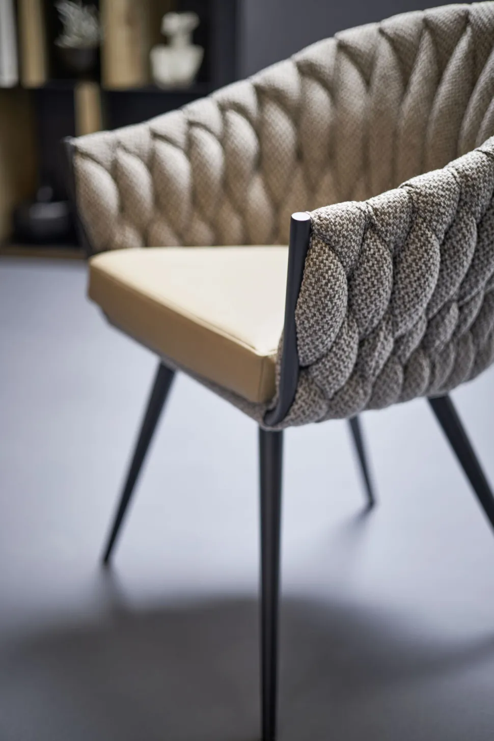 Armlehnstuhl Knot Tweed