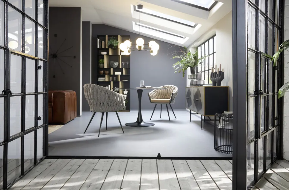 Armlehnstuhl Knot Tweed