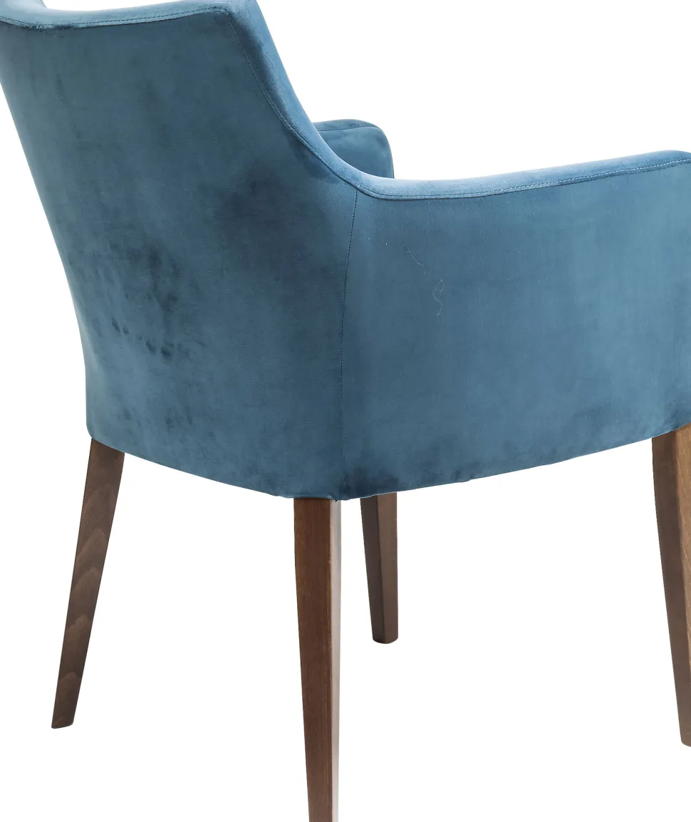 Armlehnstuhl Mode Velvet Petrol
