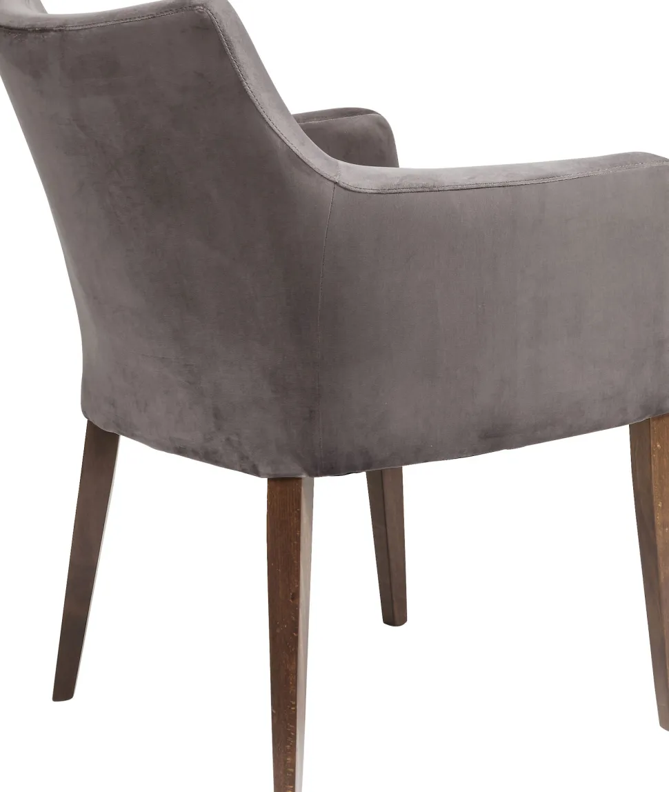 Armlehnstuhl Mode Velvet Grau