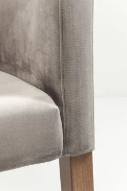 Armlehnstuhl Mode Velvet Grau