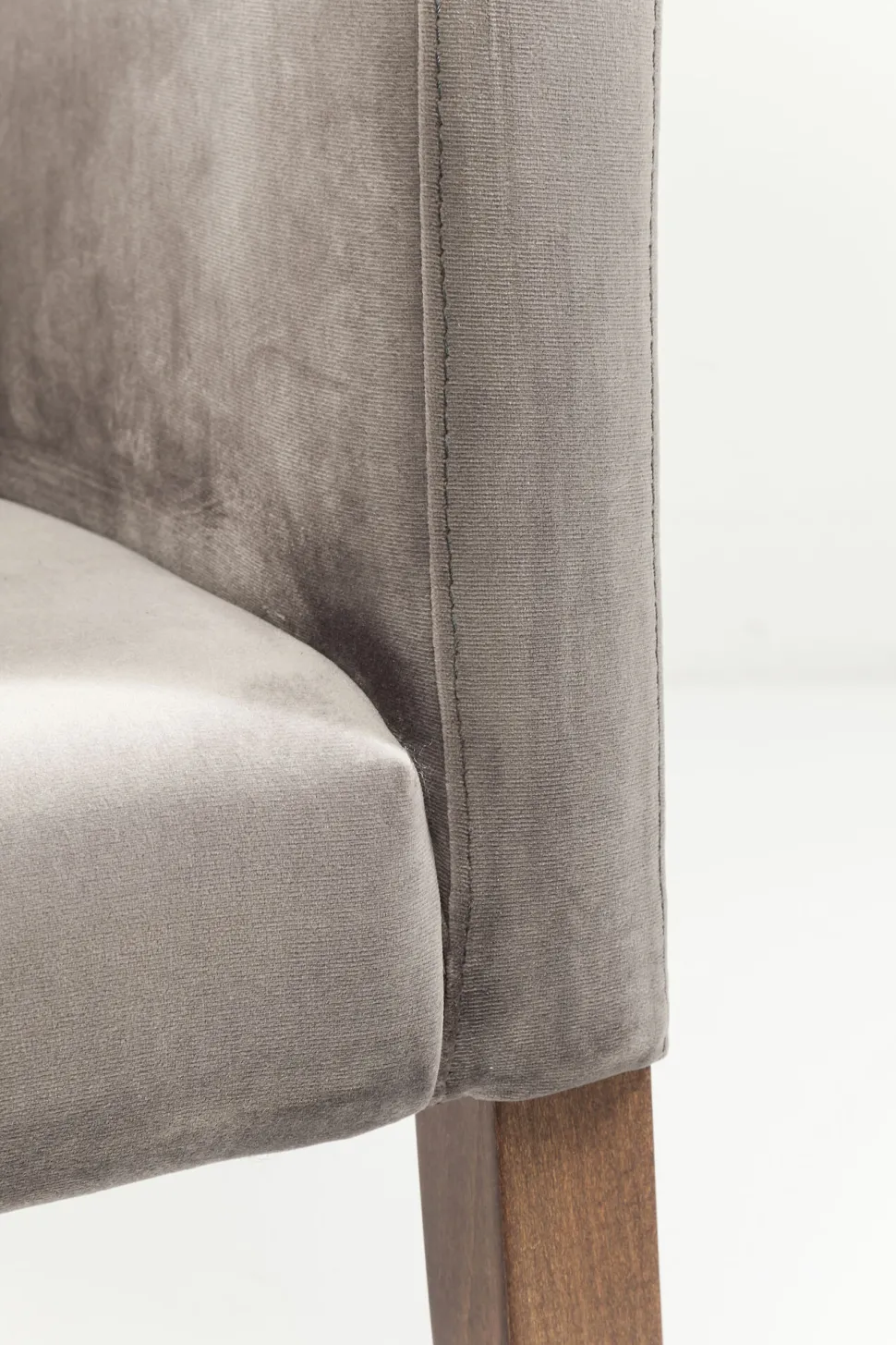 Armlehnstuhl Mode Velvet Grau