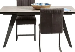 Ausziehtisch Amsterdam Dunkel 160(40+40)x90cm