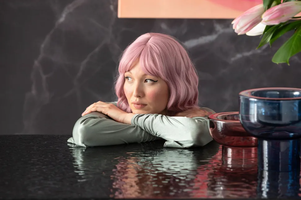 Ausziehtisch Bellagio Glas 180(40+40)x95cm