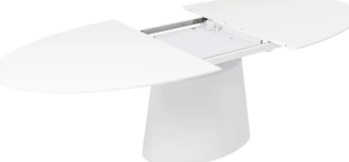 Ausziehtisch Benvenuto Weiß 200(50)x110cm