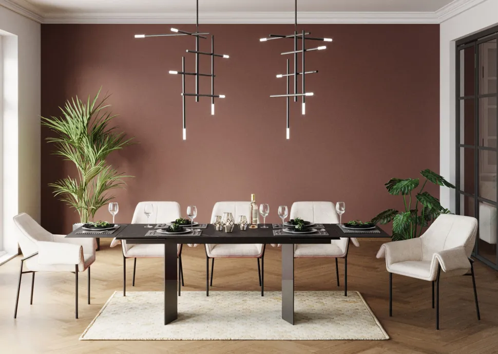 Ausziehtisch Novel 180(40+40)x90cm