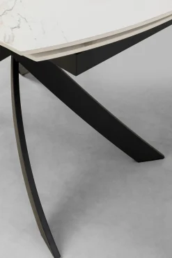 Ausziehtisch Twist Onyx 120(30+30)x90cm