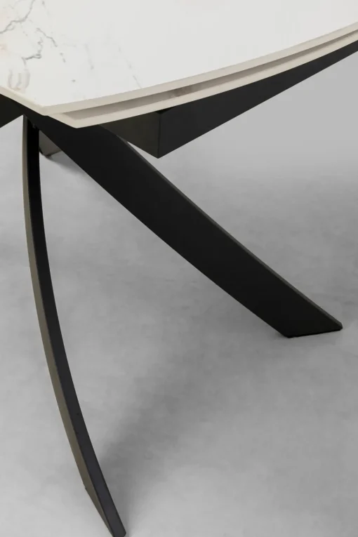 Ausziehtisch Twist Onyx 120(30+30)x90cm