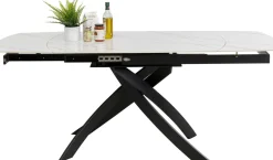 Ausziehtisch Twist Onyx 120(30+30)x90cm