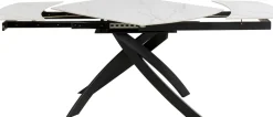 Ausziehtisch Twist Onyx 120(30+30)x90cm