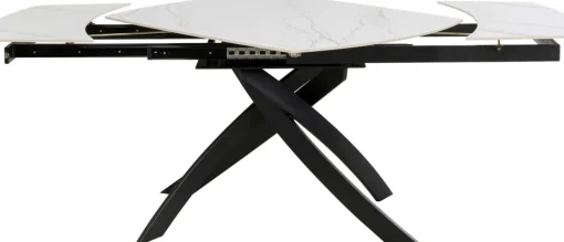 Ausziehtisch Twist Onyx 120(30+30)x90cm