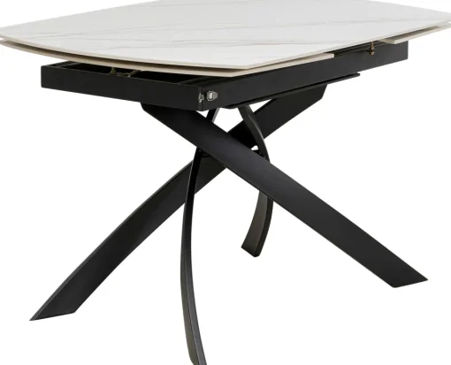 Ausziehtisch Twist Onyx 120(30+30)x90cm
