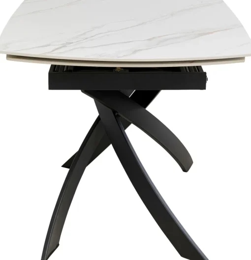 Ausziehtisch Twist Onyx 120(30+30)x90cm