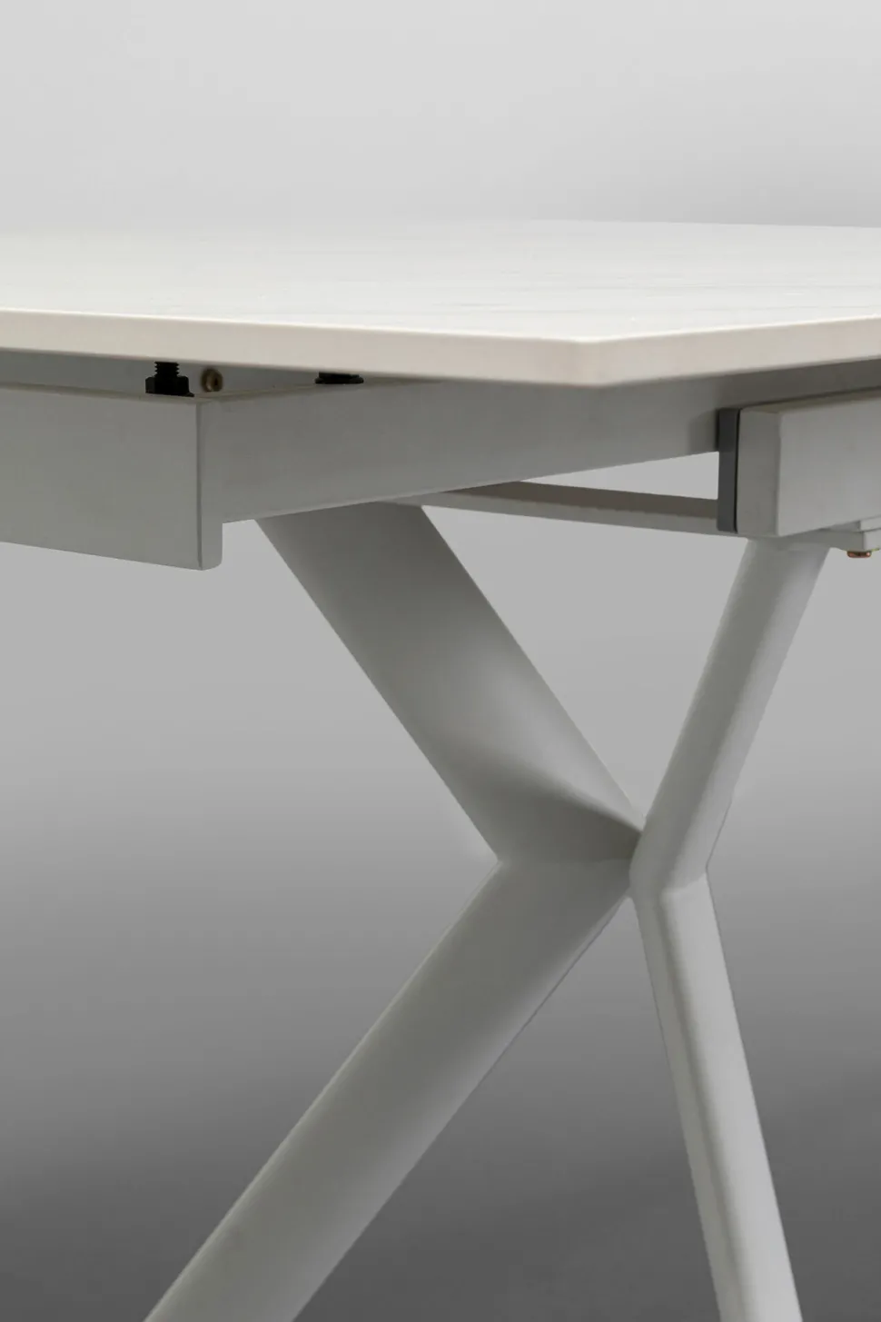 Ausziehtisch Xenia Weiß 140(+30+30)x80cm