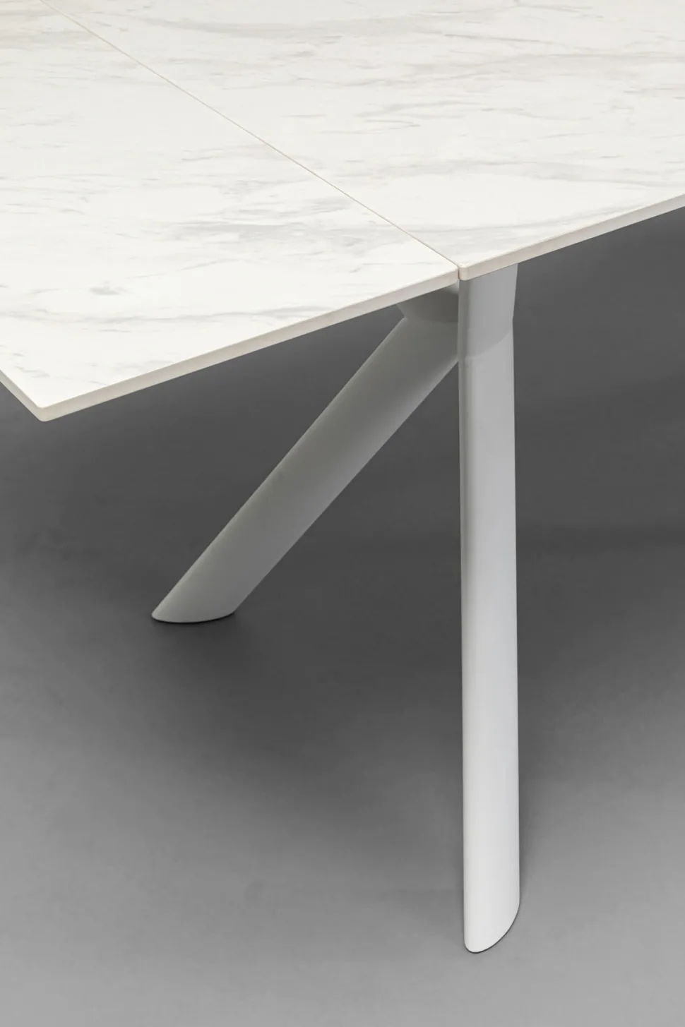 Ausziehtisch Xenia Weiß 140(+30+30)x80cm