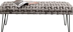 Bank Weave Grau 128cm