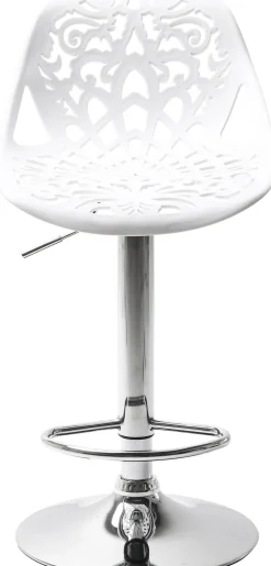 Barhocker Ornament White