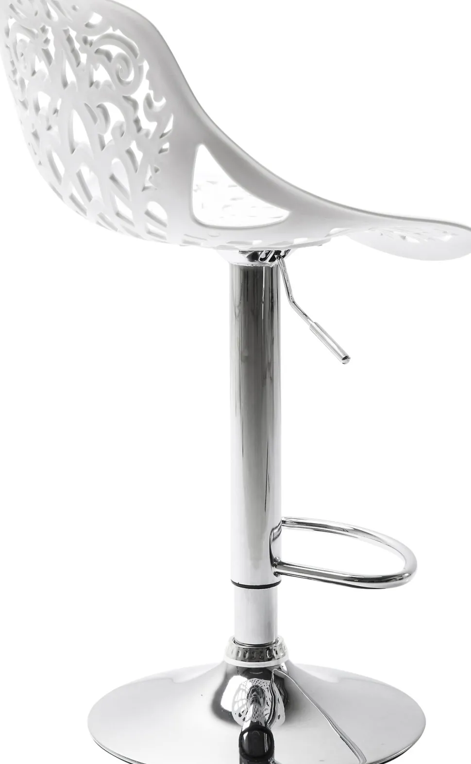 Barhocker Ornament White
