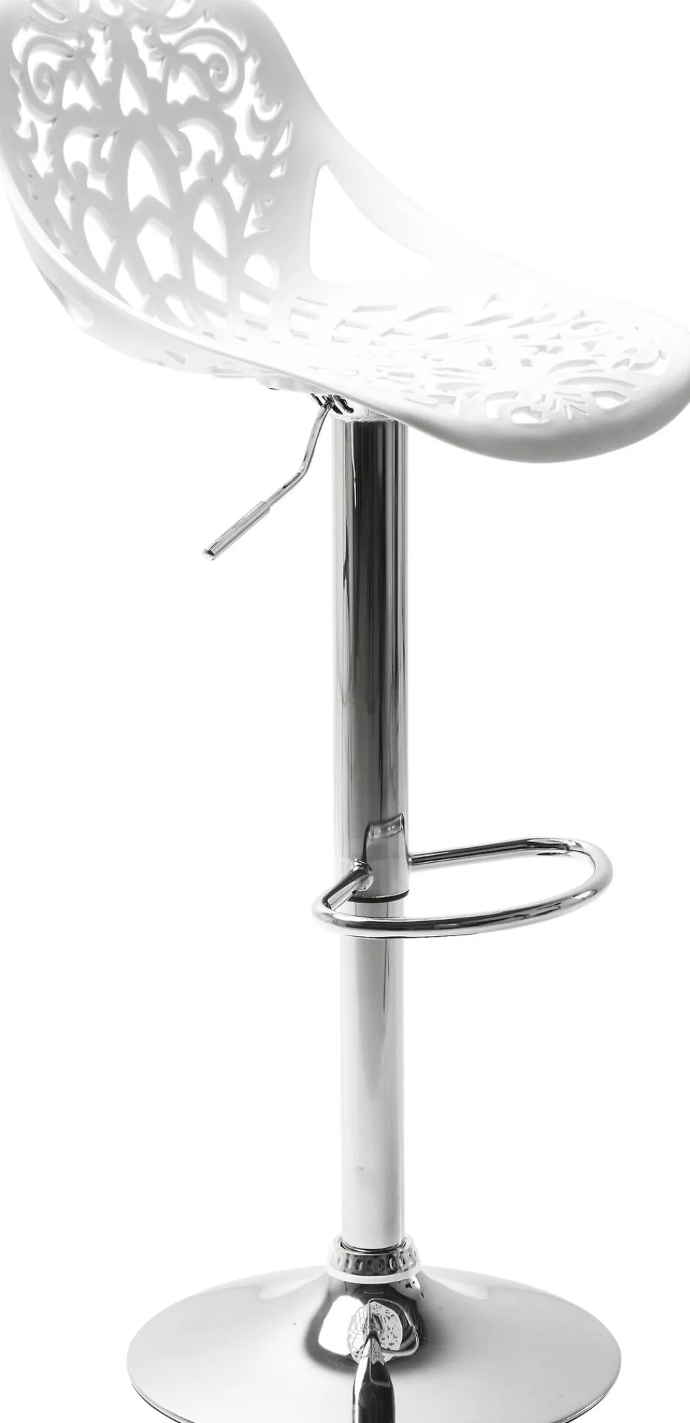 Barhocker Ornament White