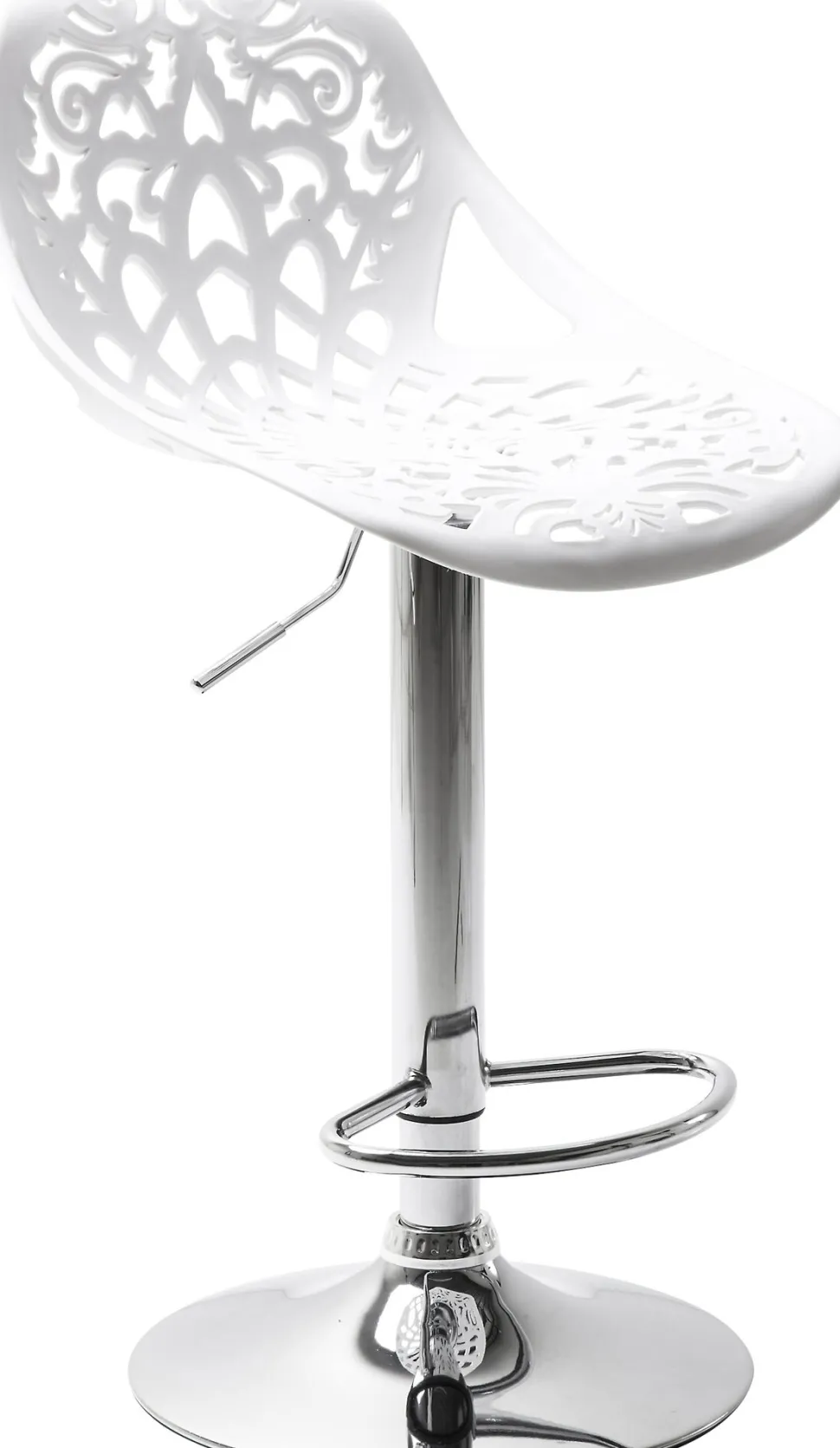 Barhocker Ornament White