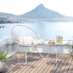 Beistelltisch Acapulco Mono Weiß