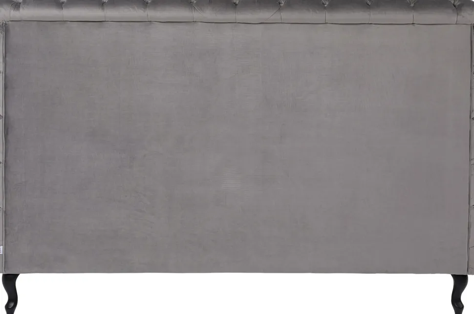 Bett Desire Hoch Silbergrau 180x200 cm