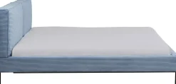 Bett East Side Cord Blau 180x200cm