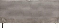 Bett East Side Cord Grau 180x200cm