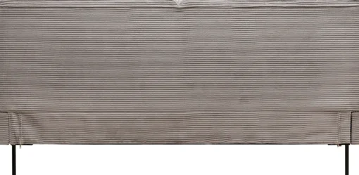Bett East Side Cord Grau 180x200cm