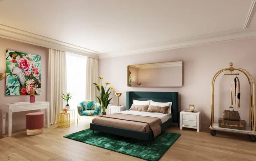 Bett Tivoli Grün 180x200cm