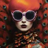 Bild Fancy Red Lady LED 120x80cm
