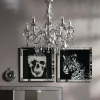 Bild Frame Mirror Skull 100x100cm