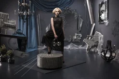 Bild Frame Mirror Skull 100x100cm