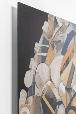 Bild Glas Art Geo Women 3D 120x120cm