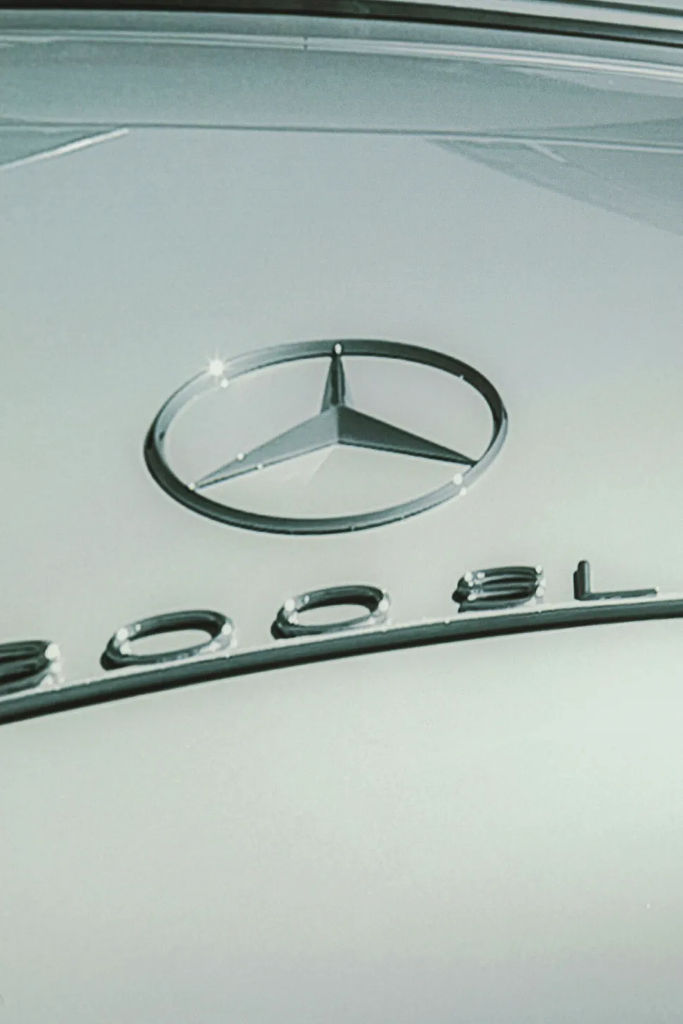 Bild Glas Triptychon Oldtimer Back 240x160cm