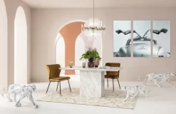 Bild Glas Triptychon Oldtimer Back 240x160cm