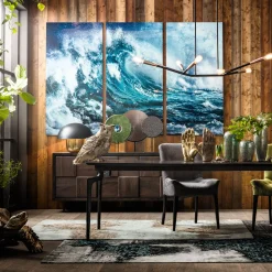 Bild Glas Triptychon Wave (3/Set)