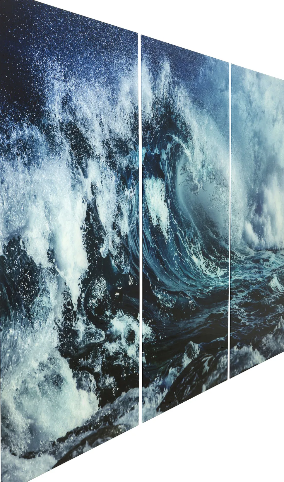 Bild Glas Triptychon Wave (3/Set)