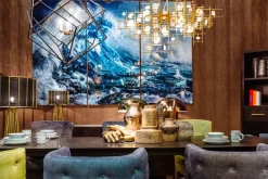 Bild Glas Triptychon Wave (3/Set)