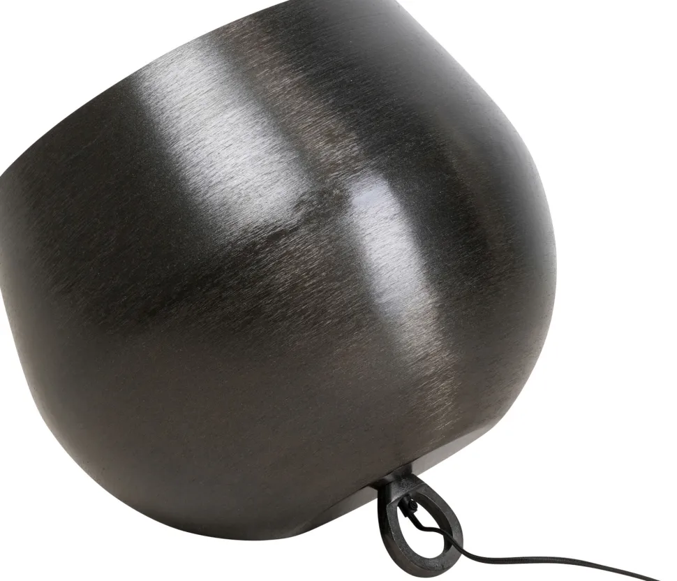 Bodenleuchte Apollon Smooth Schwarz Ø50cm