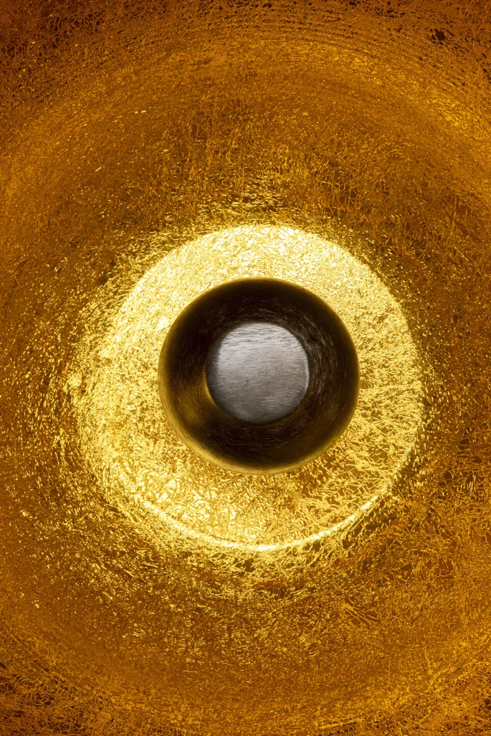 Bodenleuchte Apollon Smooth Schwarz Ø50cm