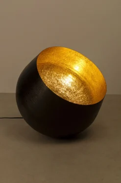 Bodenleuchte Apollon Smooth Schwarz Ø50cm