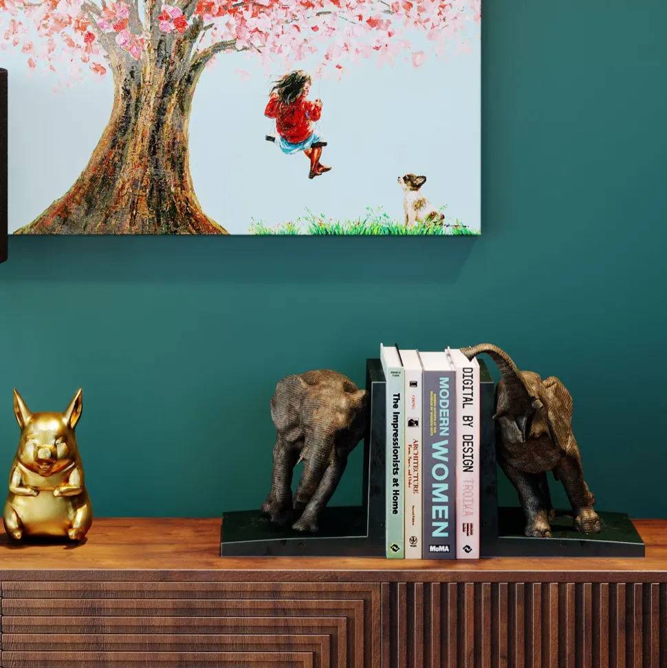 Buchstütze Elephants 42 (2/Set)