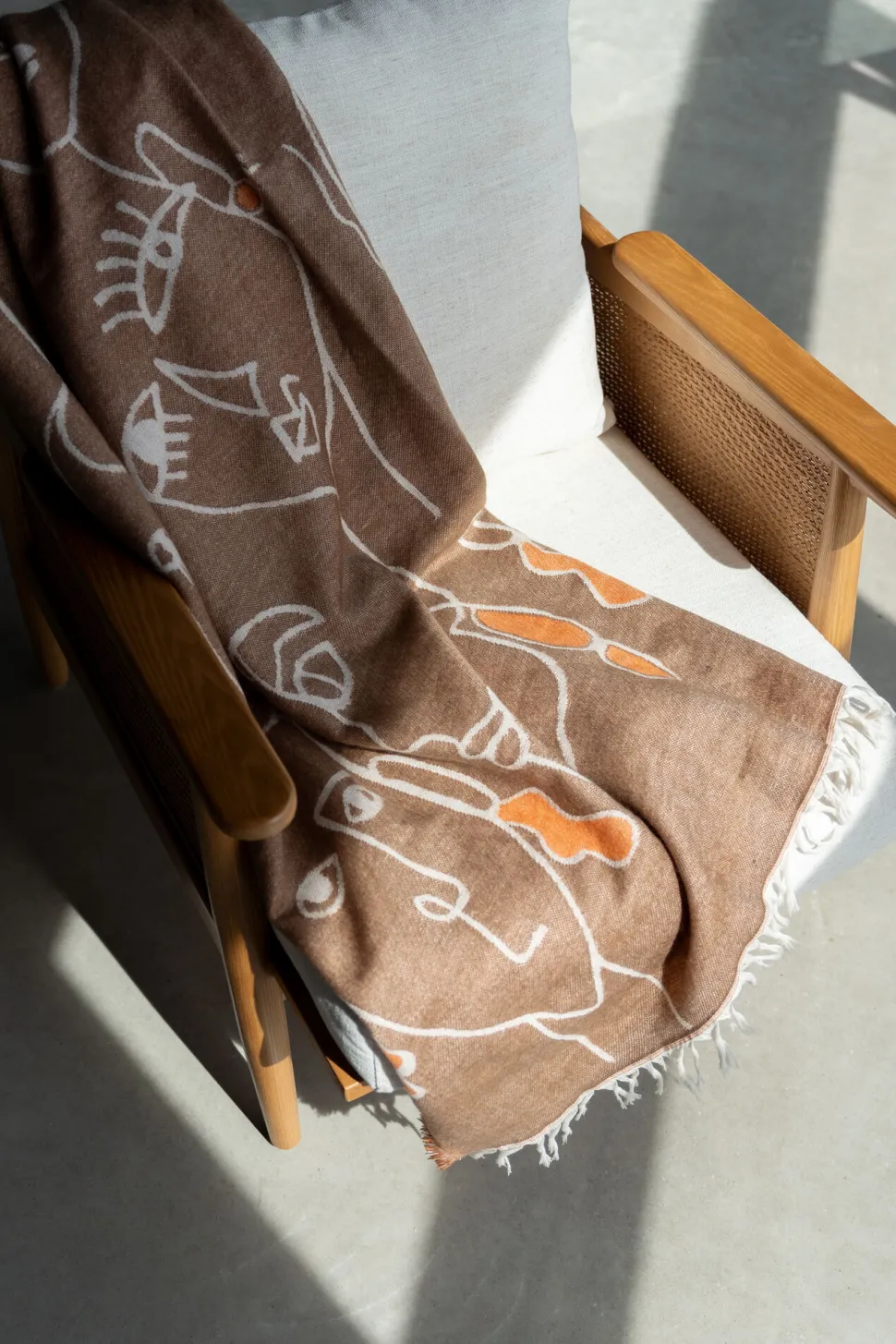 Decke Art Faces 170x130cm