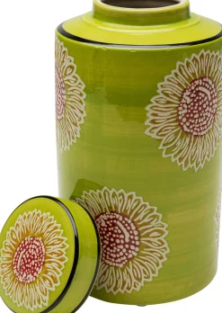 Deko Dose Big Bloom Grün 27cm