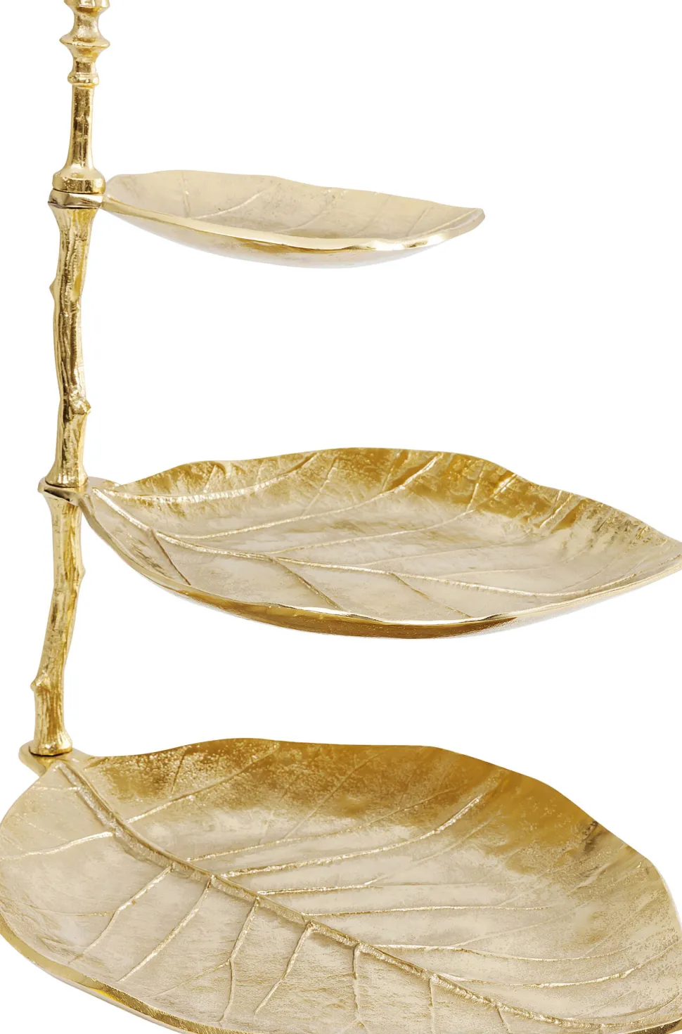 Deko Etagere Leaf Gold
