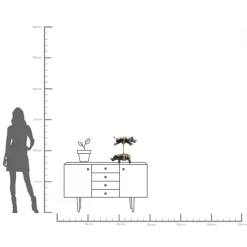 Deko Figur Artistic Rhino 46cm