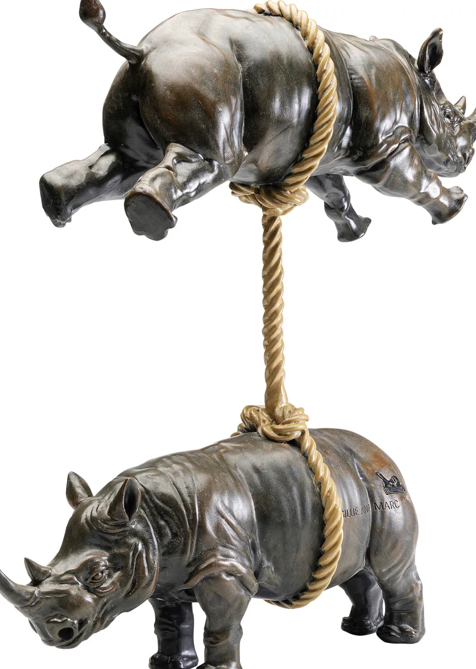 Deko Figur Artistic Rhino 46cm
